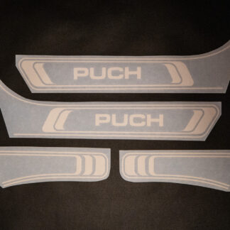 Puch Maxi K, KL & 2 gears transfers sæt - hvid
